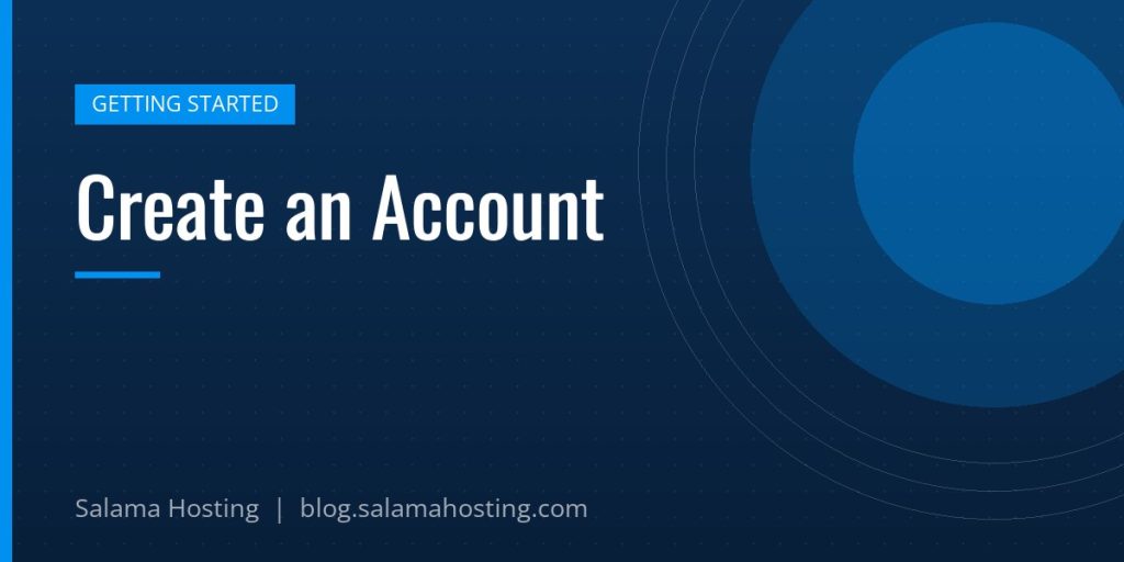 Create an Account