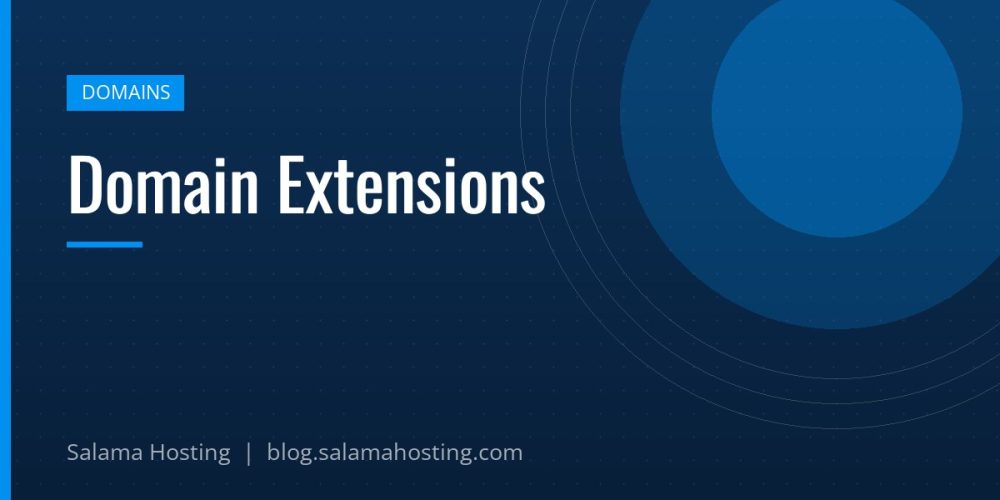Domain Extensions