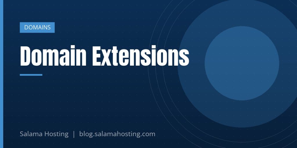 Domain Extensions