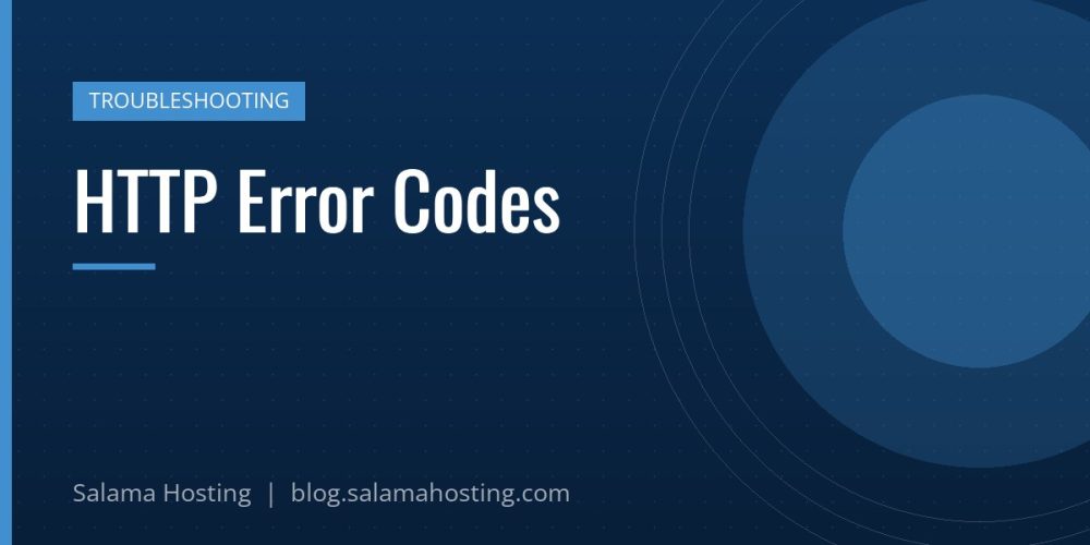 HTTP Error Codes