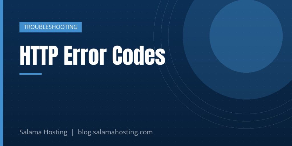 HTTP Error Codes