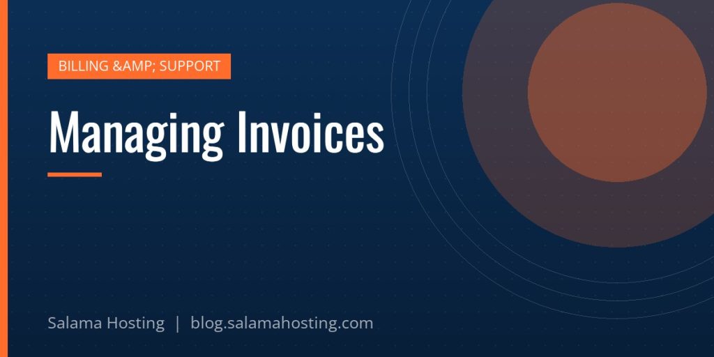 Managing Invoices