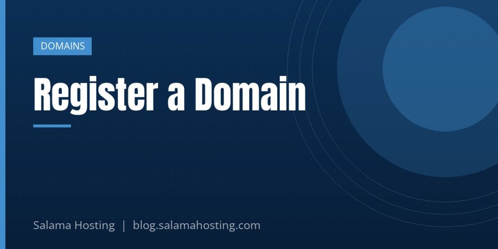Register a Domain