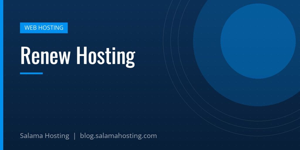 Renew Hosting