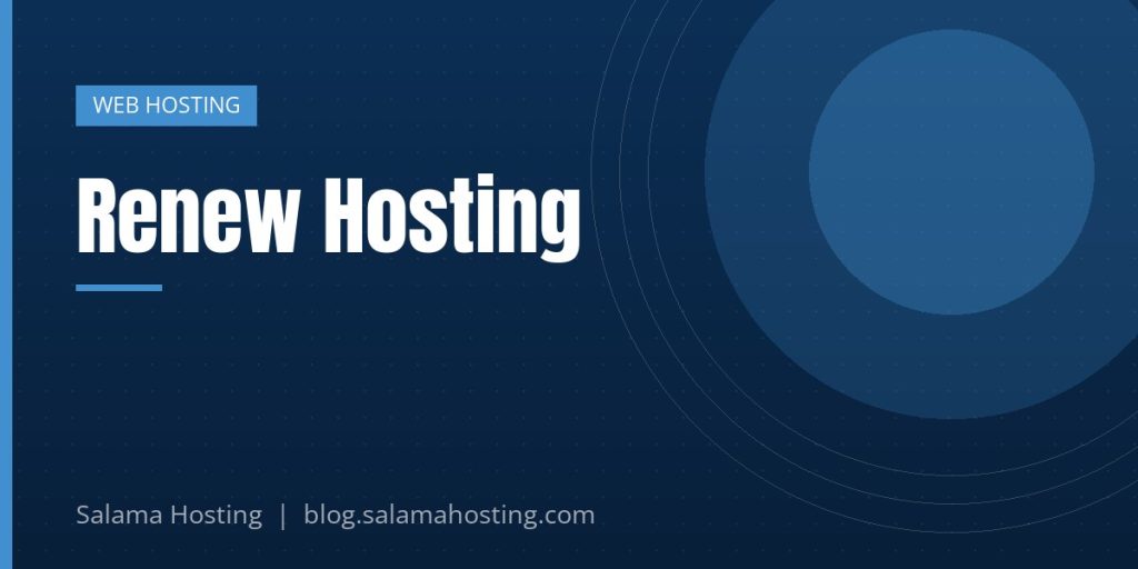 Renew Hosting