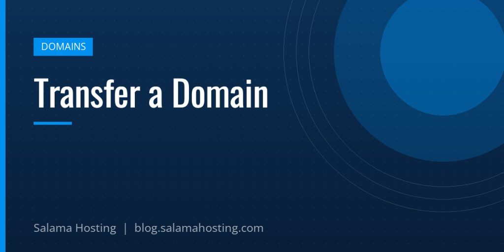 Transfer a Domain