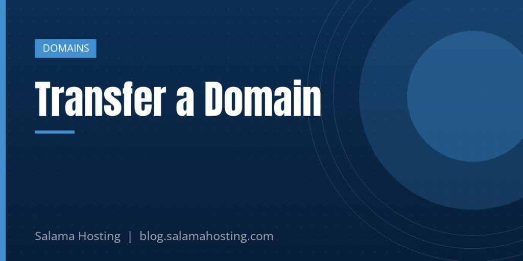 Transfer a Domain